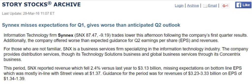 Earnings