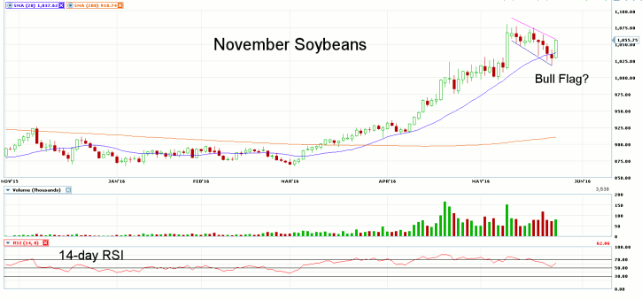 November Soybeans may 26